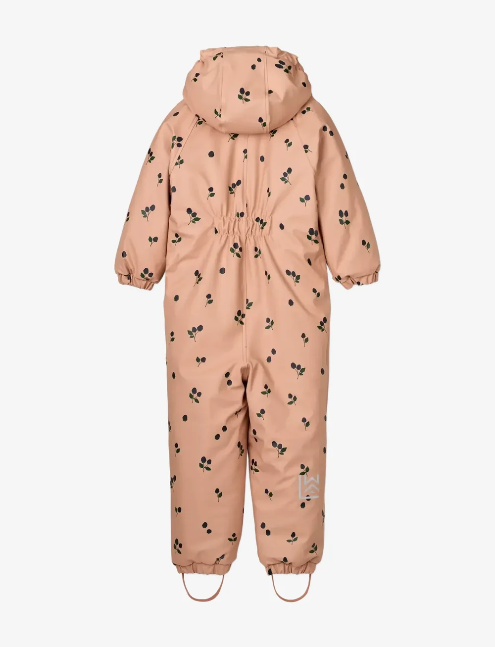 Liewood - Maddy PU Rainsuit - regndragter - berry / pale tuscany / embroidery - 1