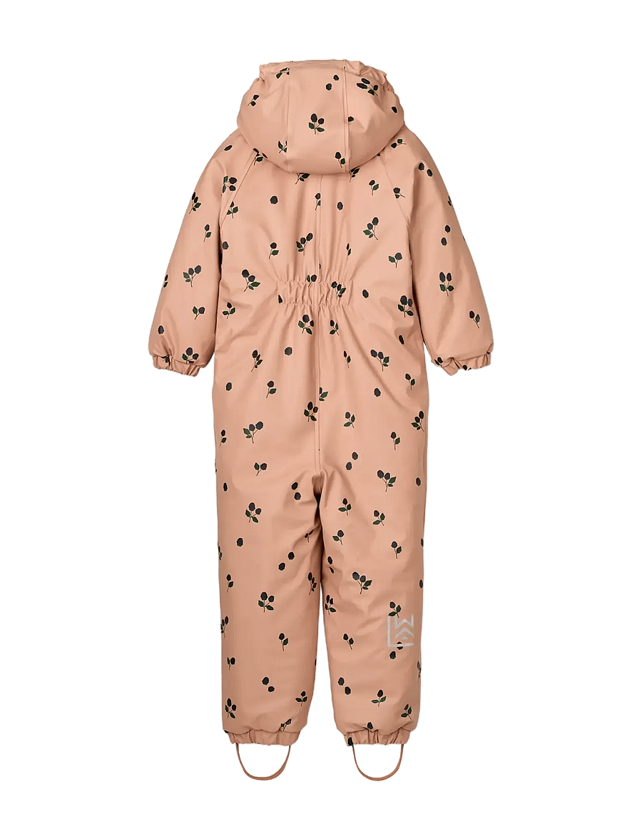 Liewood - Maddy PU Rainsuit - vihmakombed - berry / pale tuscany / embroidery - 1