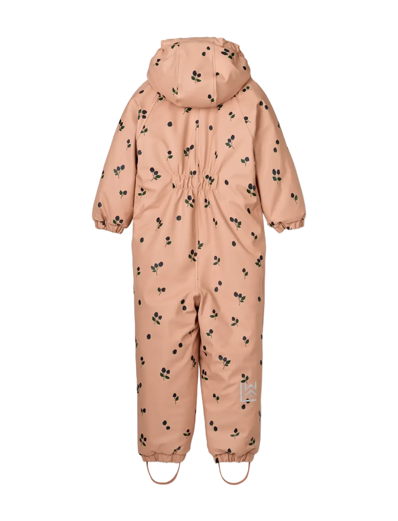 Liewood - Maddy PU Rainsuit - regndragter - berry / pale tuscany / embroidery - 1