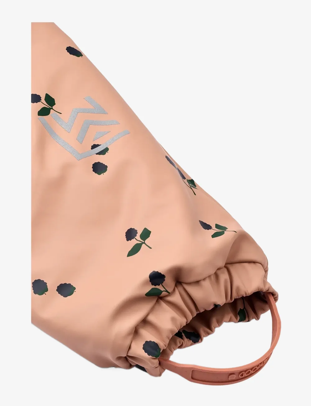 Liewood - Maddy PU Rainsuit - regndragter - berry / pale tuscany / embroidery - 4