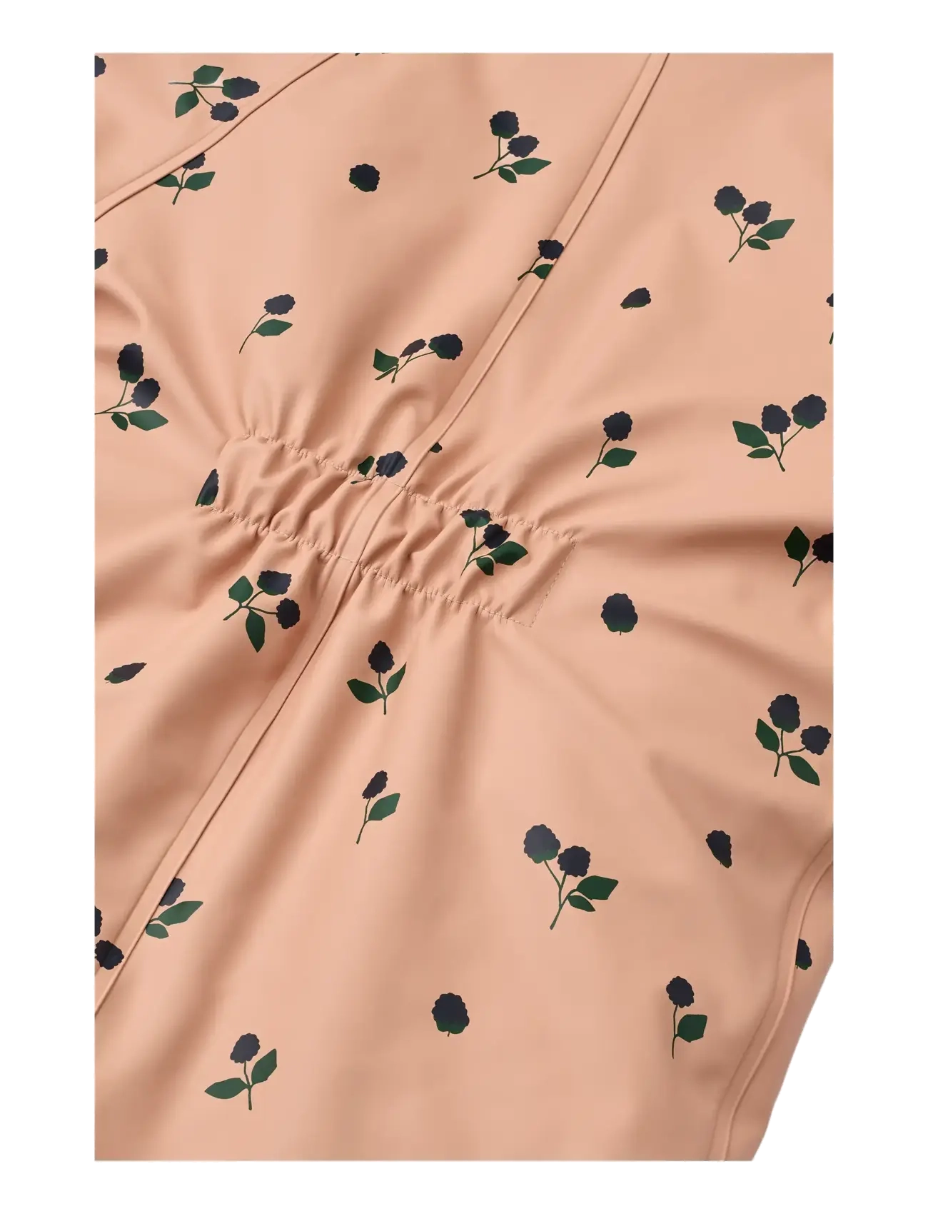 Liewood - Maddy PU Rainsuit - regndragter - berry / pale tuscany / embroidery - 5