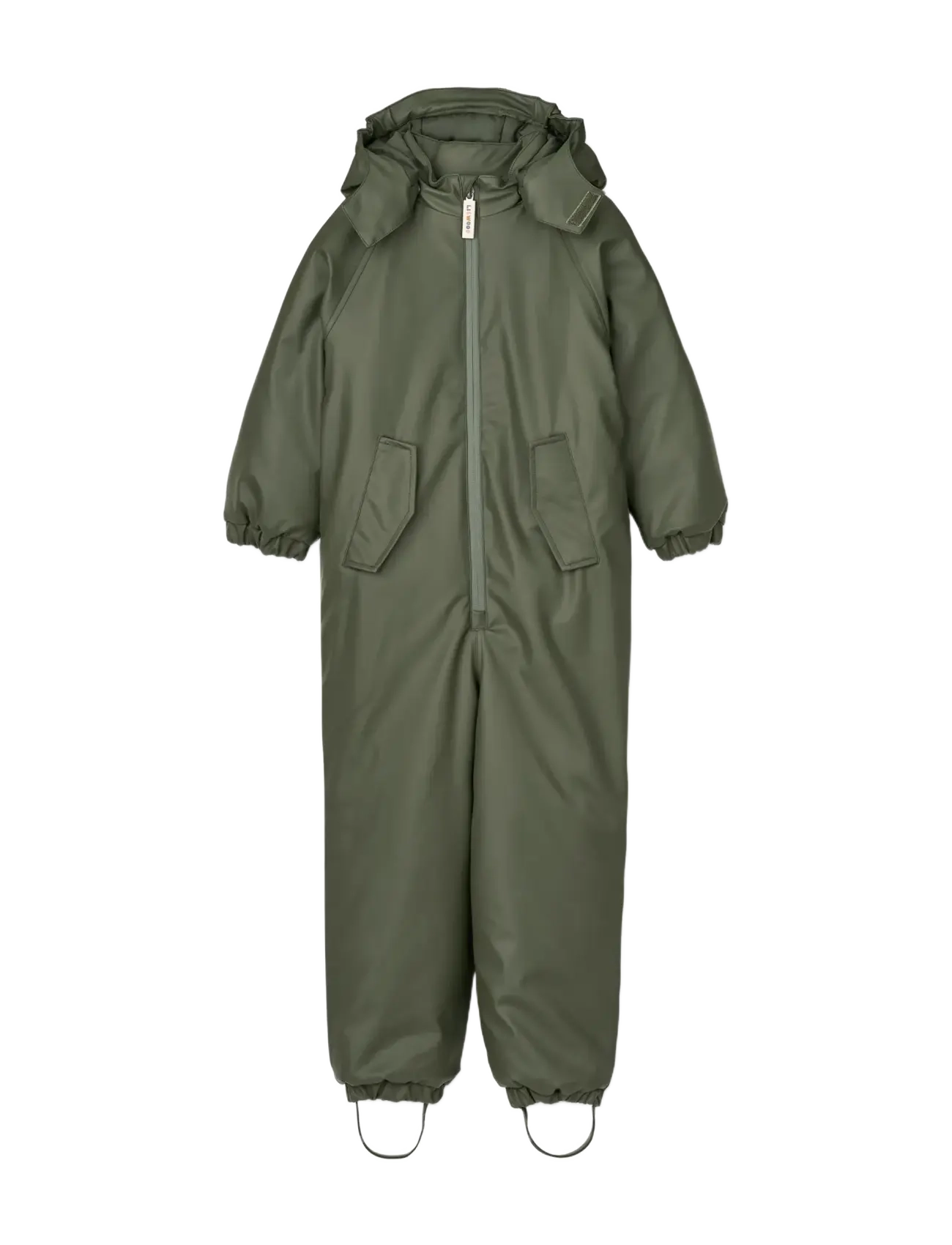 Liewood Maddy Pu Rainsuit, 80, Green, Overalls > Overalls Til Regntøj, Børn