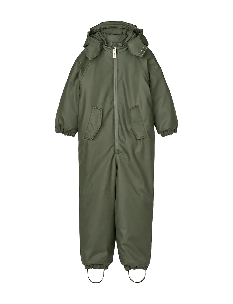 Liewood - Maddy PU Rainsuit - lietus valkā kombinezoni - hunter green - 0