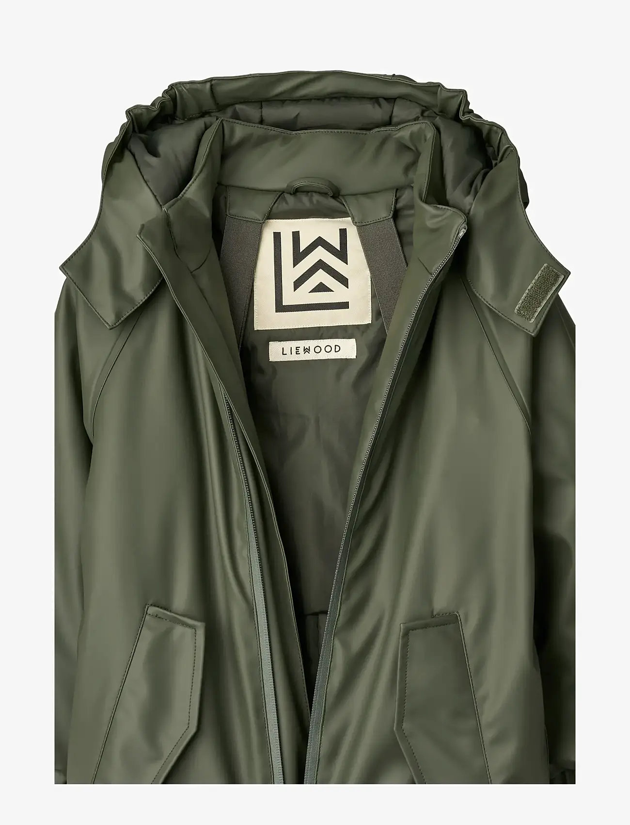 Liewood - Maddy PU Rainsuit - regenschutzanzüge - hunter green - 2