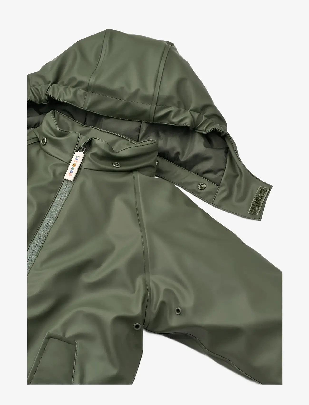 Liewood - Maddy PU Rainsuit - regenschutzanzüge - hunter green - 3