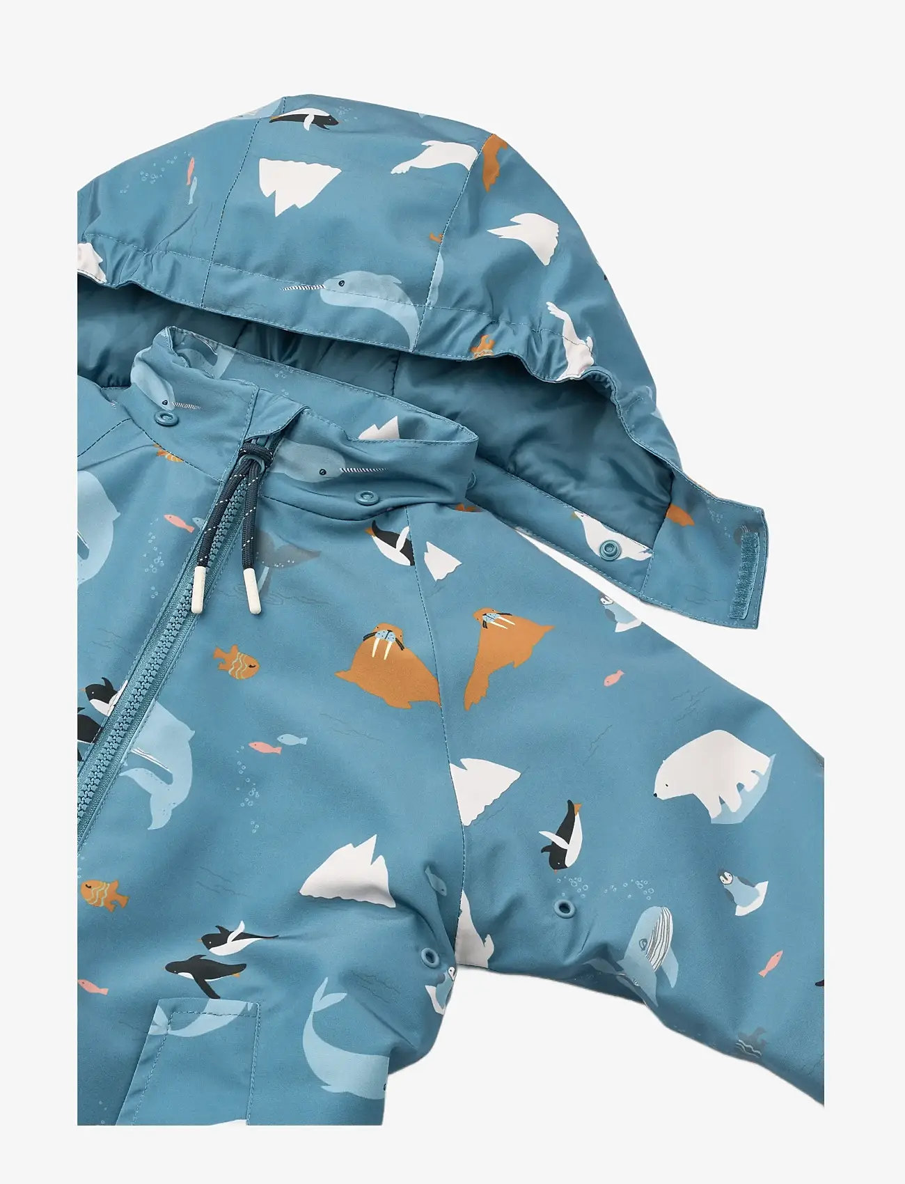 Liewood - Maddy Snowsuit - vinteroveraller - arctic sea /  ocean view - 3