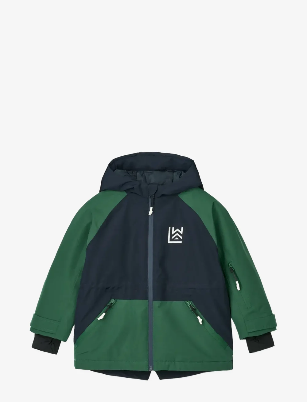 Liewood - Kalle Jacket - puhvis ja polsterdatud - classic navy / garden green - 0