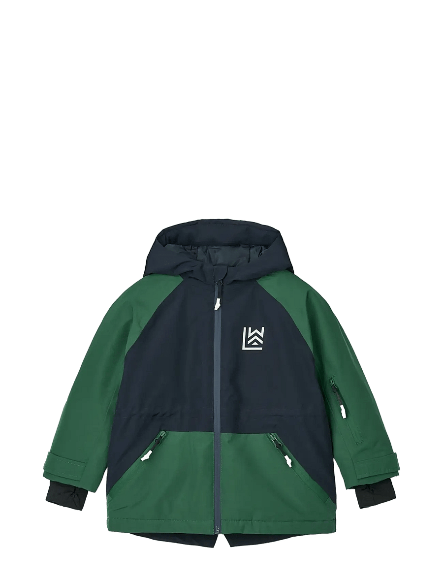 Liewood - Kalle Jacket - dunjakker - classic navy / garden green - 0