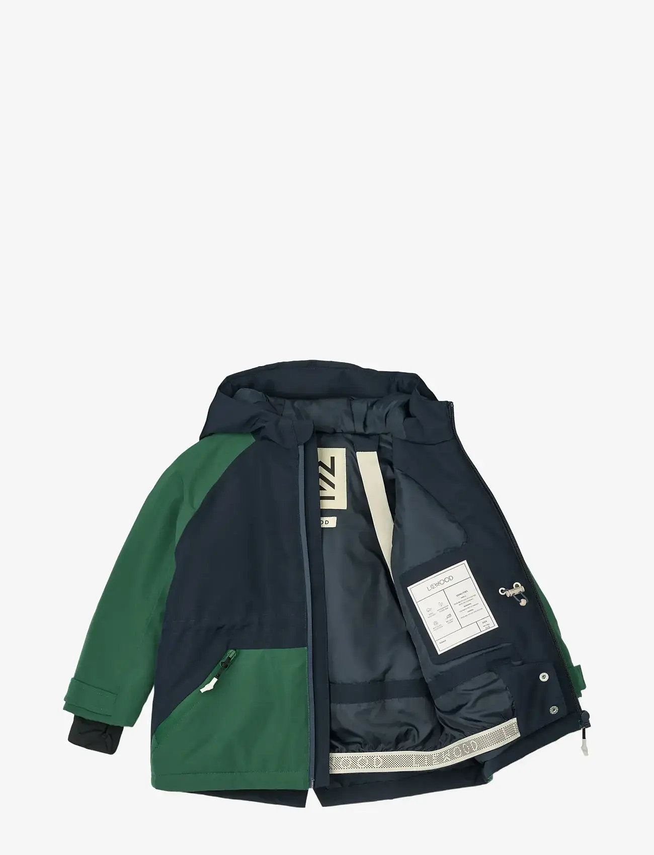 Liewood - Kalle Jacket - dunjakker - classic navy / garden green - 2