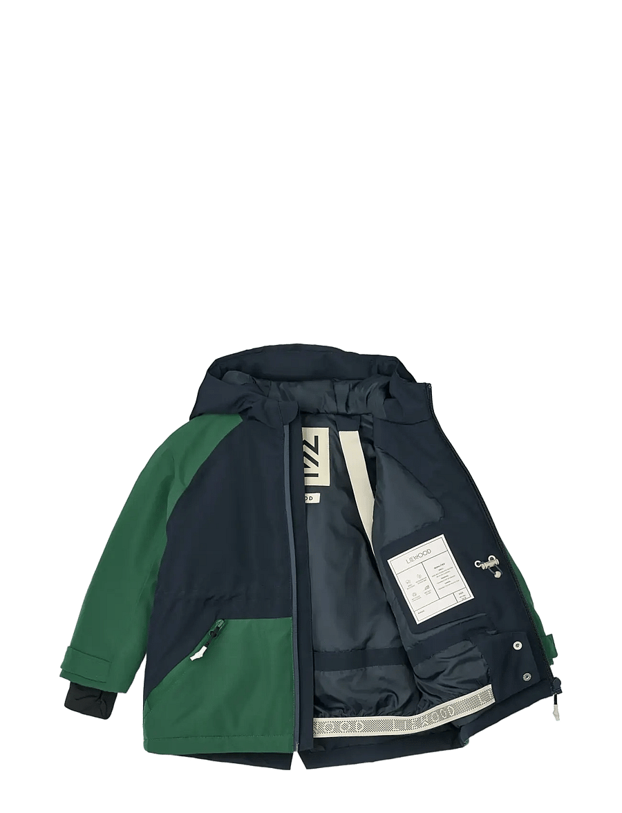 Liewood - Kalle Jacket - dunjakker - classic navy / garden green - 2
