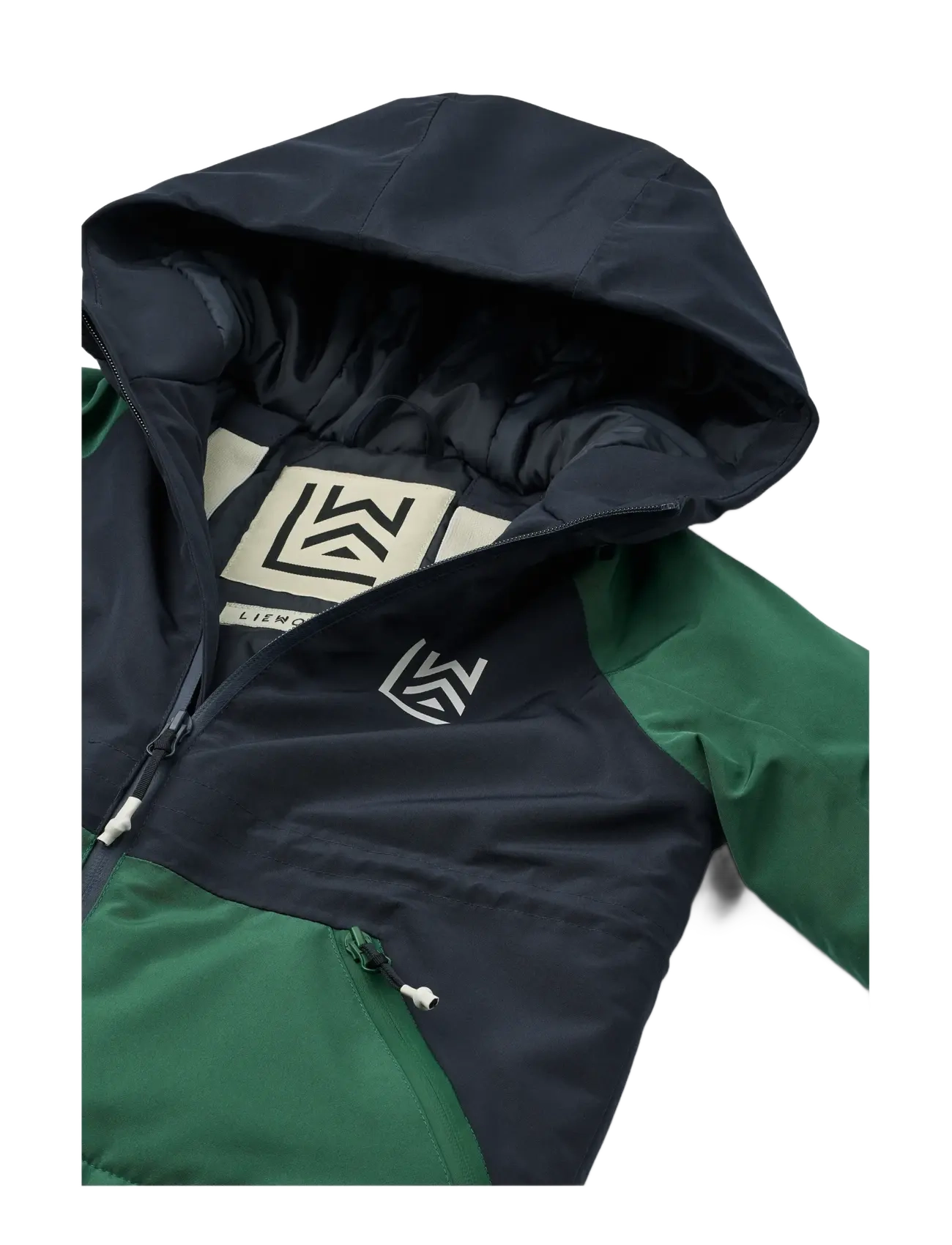 Liewood - Kalle Jacket - dunjakker - classic navy / garden green - 3