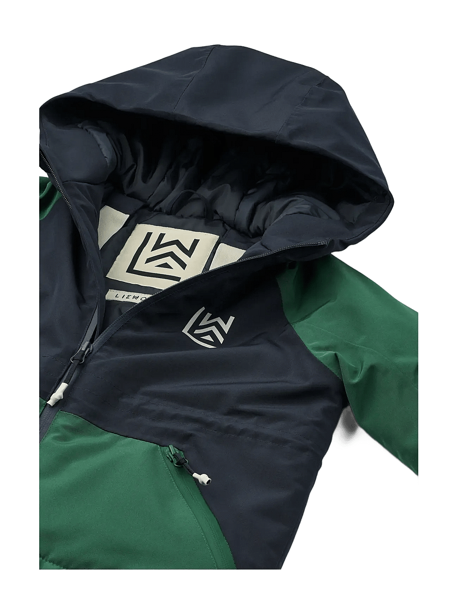 Liewood - Kalle Jacket - dunjakker - classic navy / garden green - 3