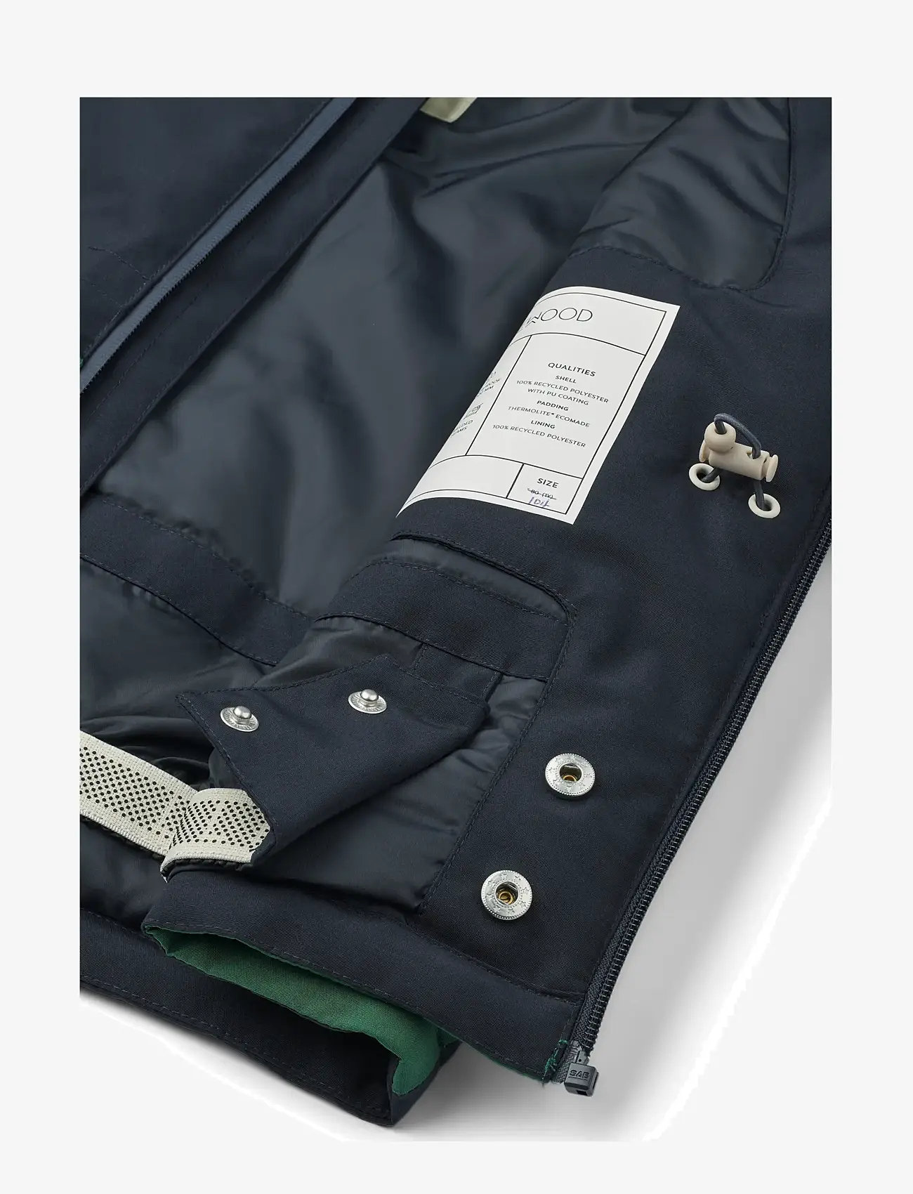 Liewood - Kalle Jacket - dunjakker - classic navy / garden green - 5