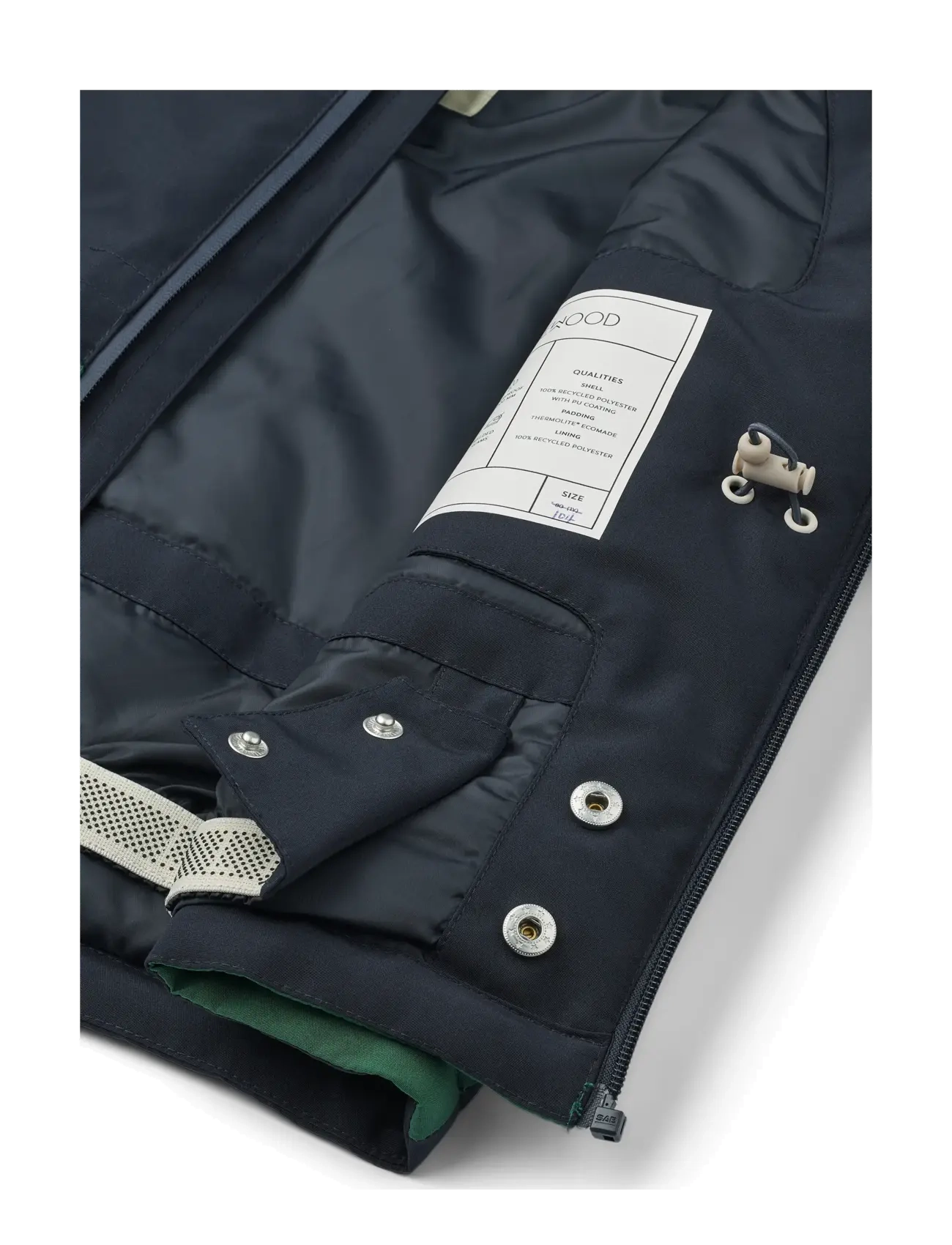 Liewood - Kalle Jacket - dunjakker - classic navy / garden green - 5