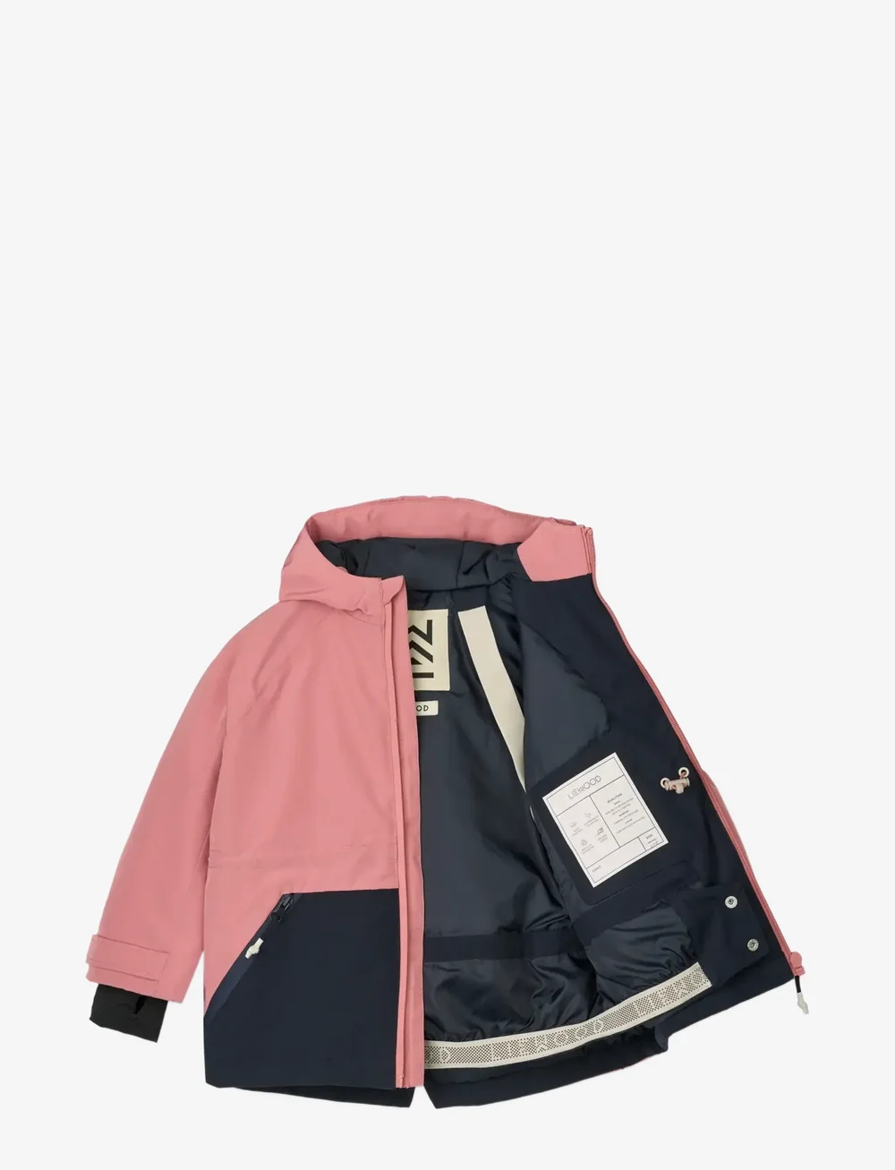 Liewood - Kalle Jacket - kurtka zimowa - dusty rose / classic navy - 2