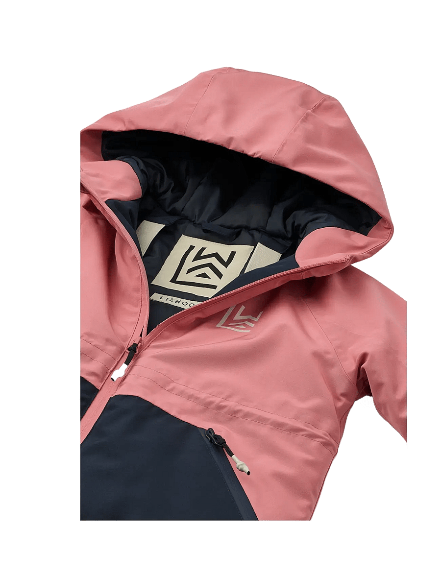 Liewood - Kalle Jacket - daunen- und steppjacken - dusty rose / classic navy - 3