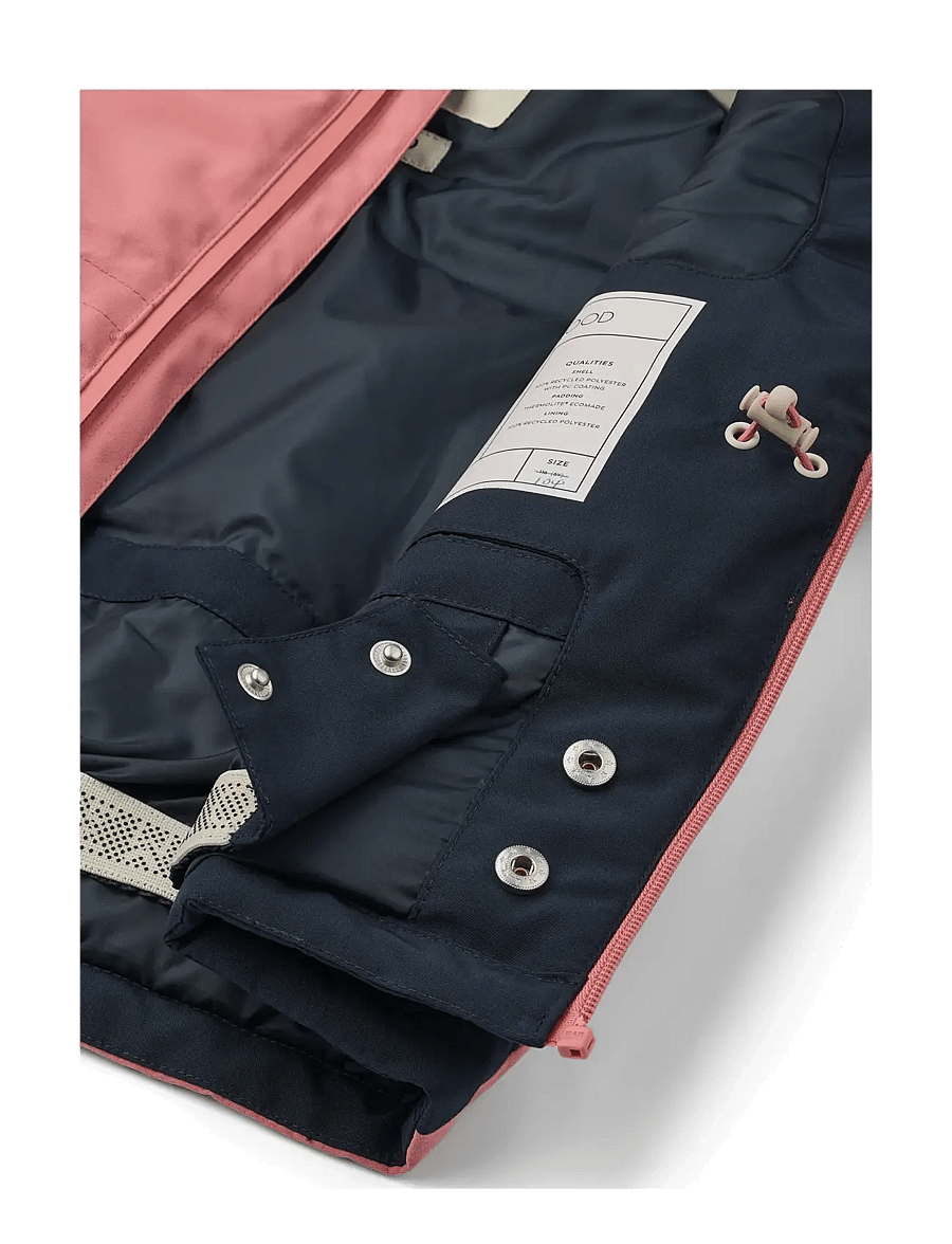 Liewood - Kalle Jacket - daunen- und steppjacken - dusty rose / classic navy - 5