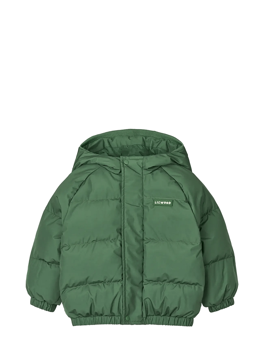 Liewood - Adelina Jacket With Ears - dunjackor & fodrade jackor - dusty ivy - 0