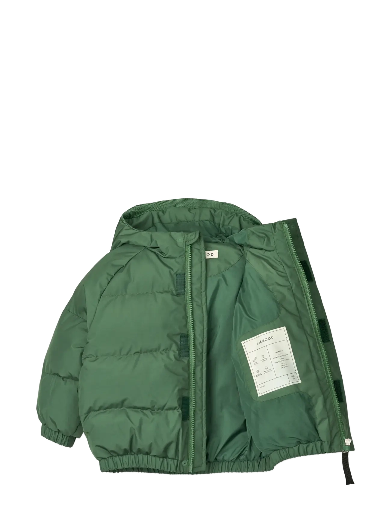 Liewood - Adelina Jacket With Ears - dunjackor & fodrade jackor - dusty ivy - 2
