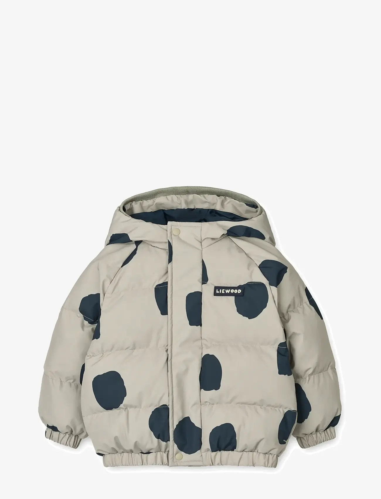Liewood - Adelina Jacket With Ears - puhvis ja polsterdatud - spot dots / mist - 0