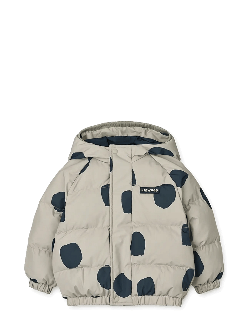 Liewood - Adelina Jacket With Ears - puhvis ja polsterdatud - spot dots / mist - 0