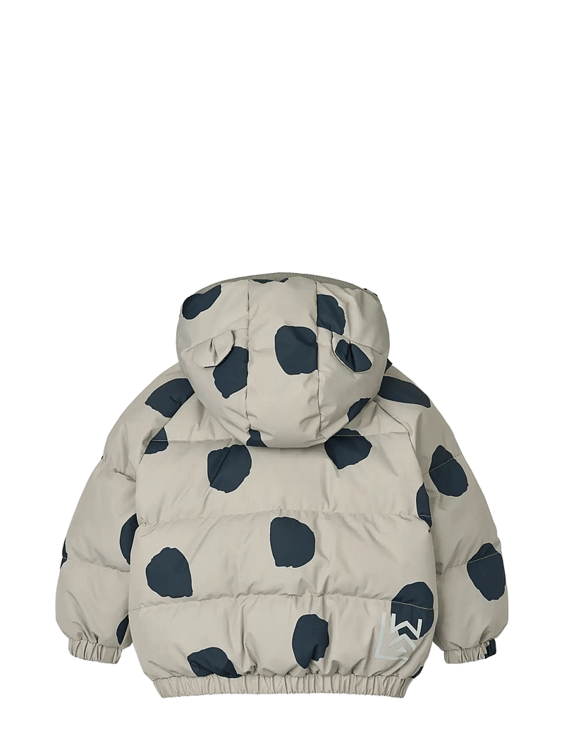 Liewood - Adelina Jacket With Ears - puhvis ja polsterdatud - spot dots / mist - 1