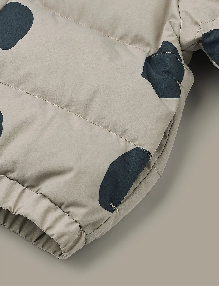 Liewood - Adelina Jacket With Ears - dunjakker - spot dots / mist - 4
