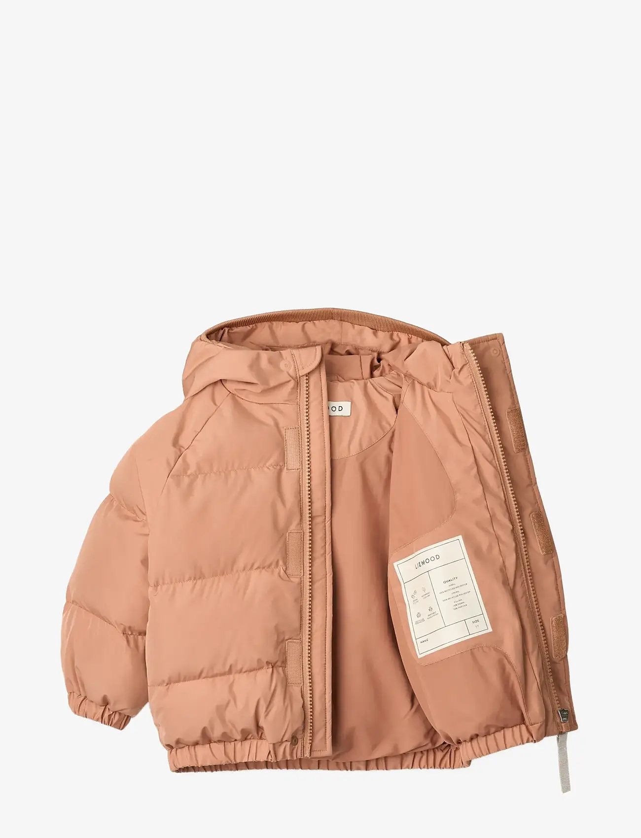 Liewood - Adelina Jacket With Ears - puhvis ja polsterdatud - tuscany rose - 2