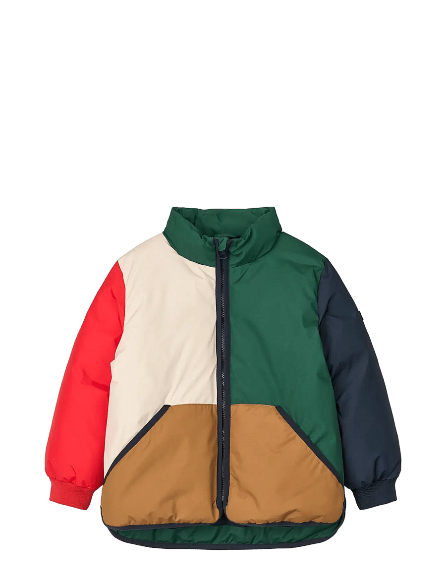 Liewood - Brantley Jacket - dunjakker & forede jakker - apple red multi mix - 0