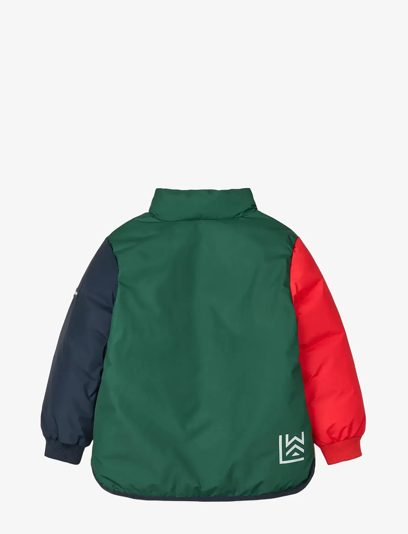 Liewood - Brantley Jacket - dunjakker & forede jakker - apple red multi mix - 1