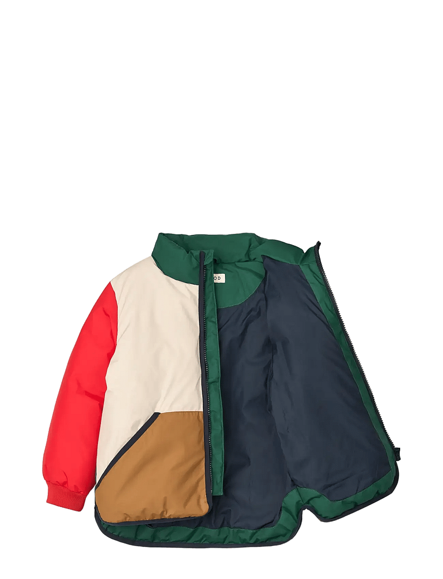 Liewood - Brantley Jacket - dunjakker & forede jakker - apple red multi mix - 2