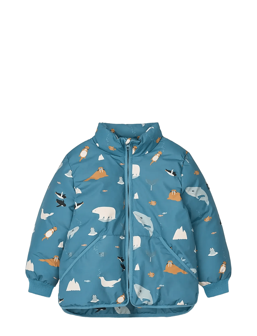 Liewood - Brantley Jacket - puhvis ja polsterdatud - arctic sea / ocean view - 0