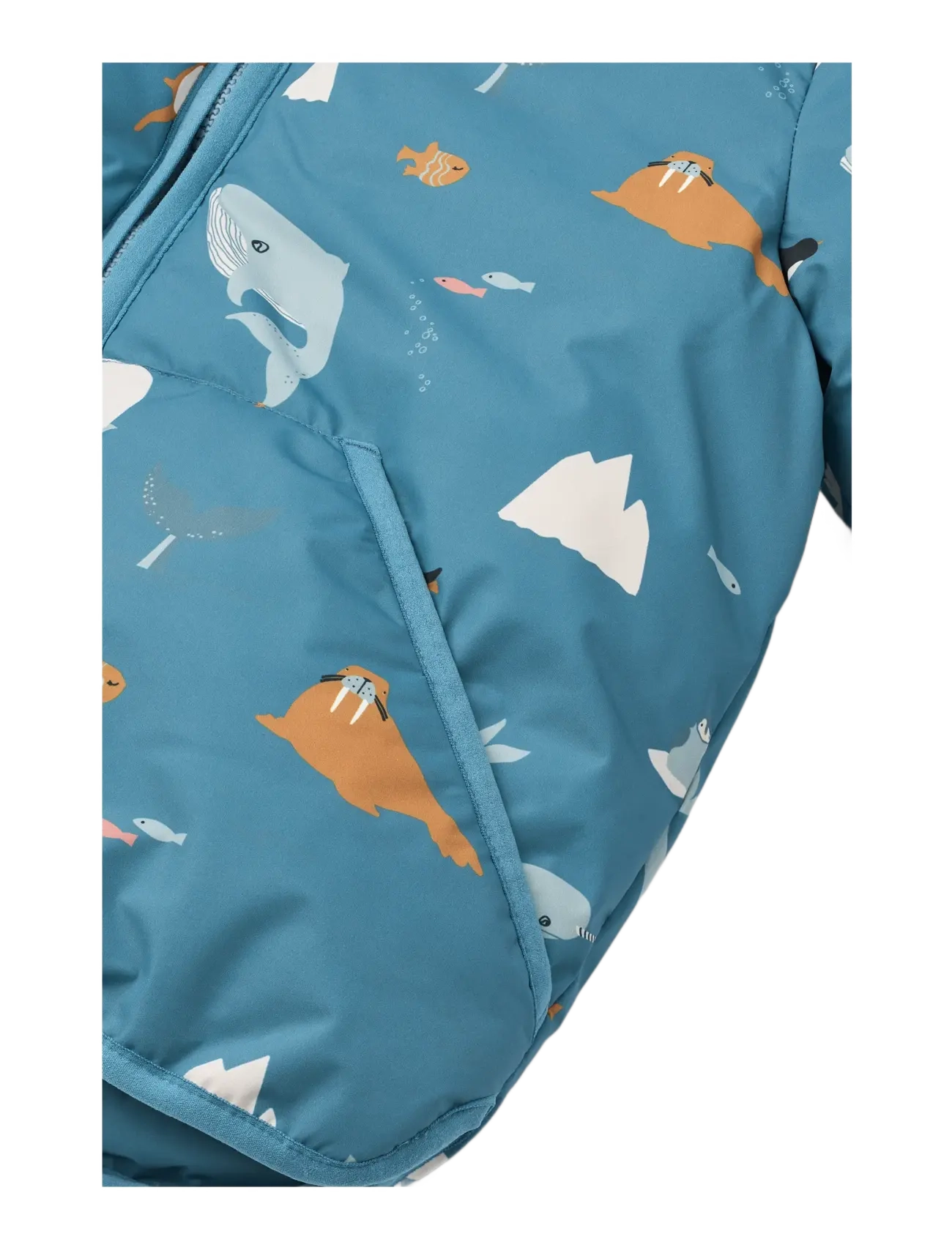 Liewood - Brantley Jacket - wyściełana kurtka - arctic sea /  ocean view - 4