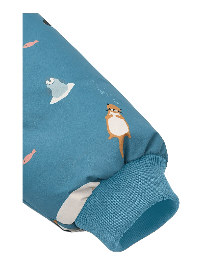 Liewood - Brantley Jacket - dunjakker & forede jakker - arctic sea / ocean view - 5