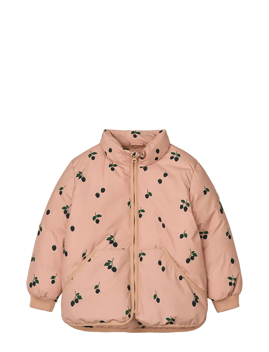 Liewood - Brantley Jacket - vinterjackor - berry / pale tuscany - 0