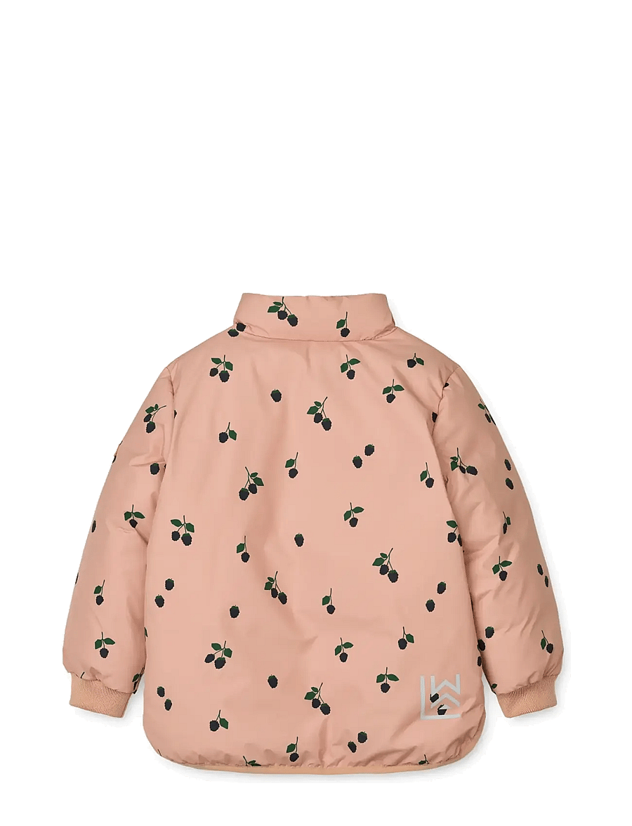Liewood - Brantley Jacket - vinterjackor - berry / pale tuscany - 1