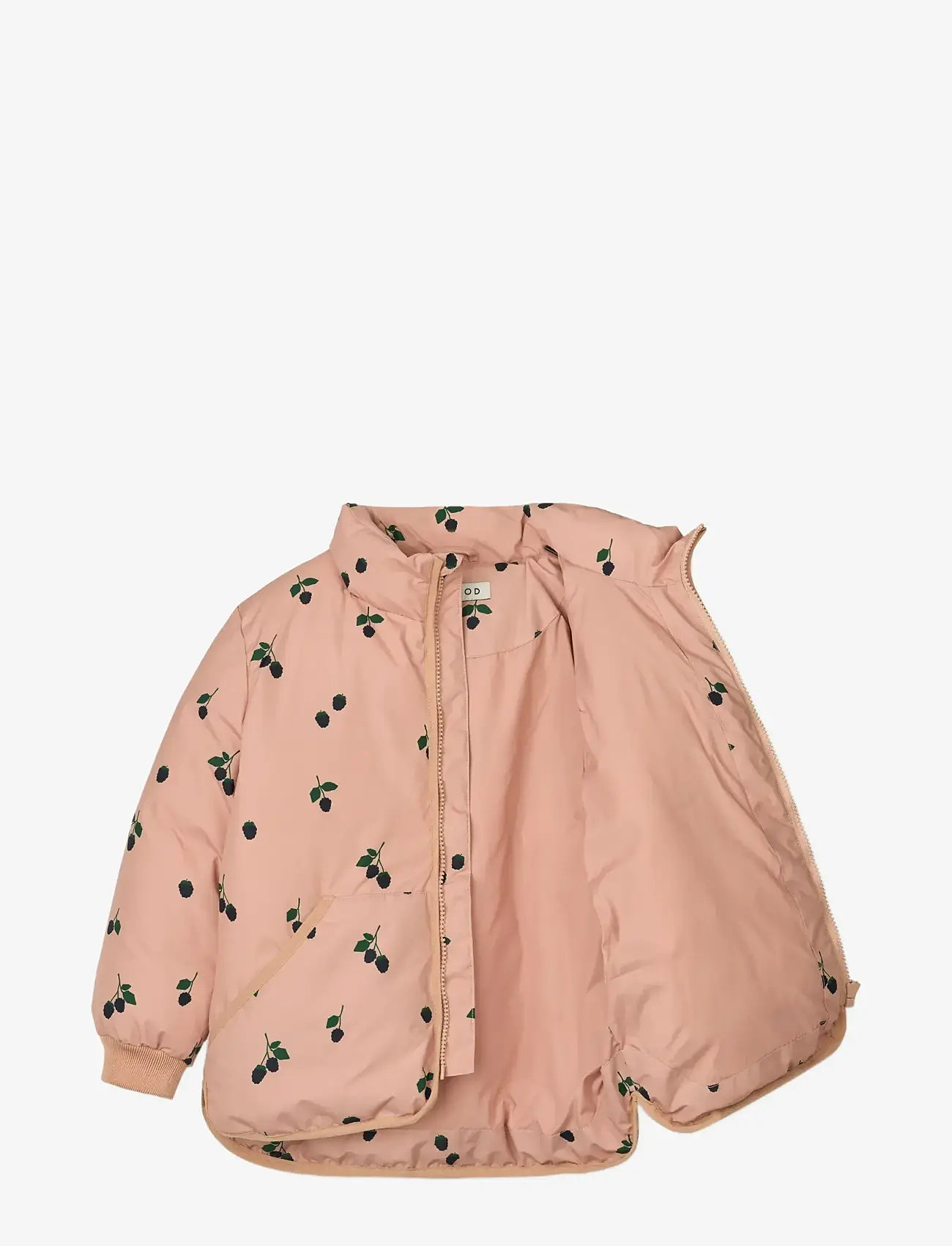 Liewood - Brantley Jacket - dunjakker & forede jakker - berry / pale tuscany - 2