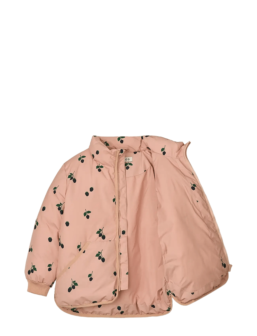 Liewood - Brantley Jacket - vinterjackor - berry / pale tuscany - 2