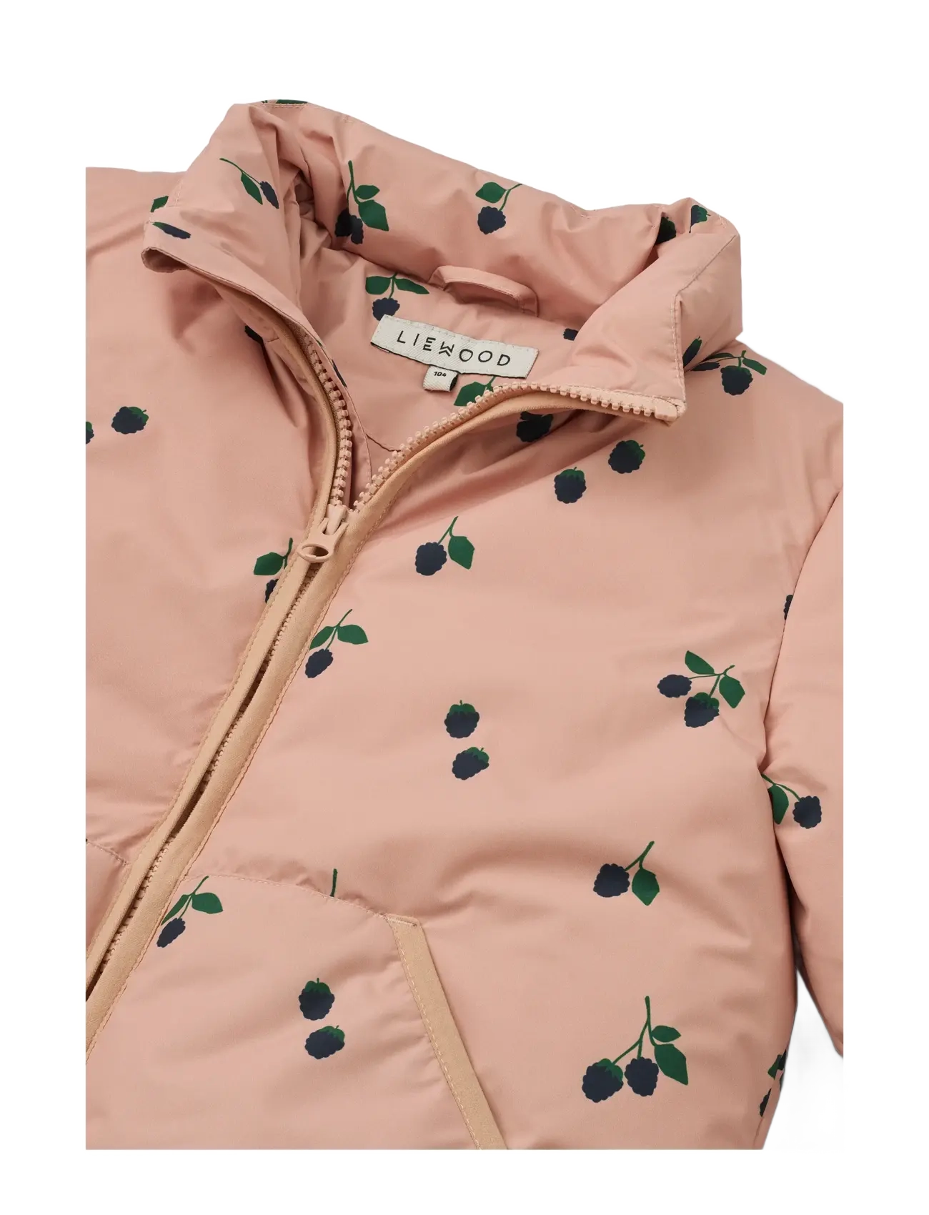 Liewood - Brantley Jacket - daunen- und steppjacken - berry / pale tuscany - 3