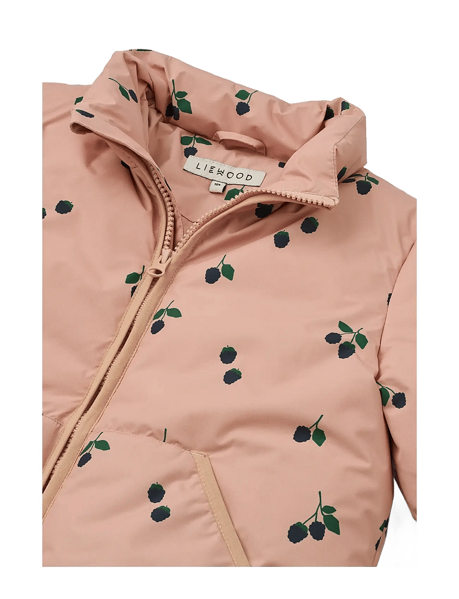 Liewood - Brantley Jacket - vinterjackor - berry / pale tuscany - 3