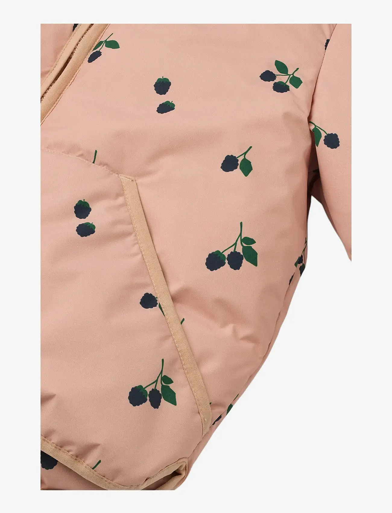 Liewood - Brantley Jacket - dunjakker & forede jakker - berry / pale tuscany - 4