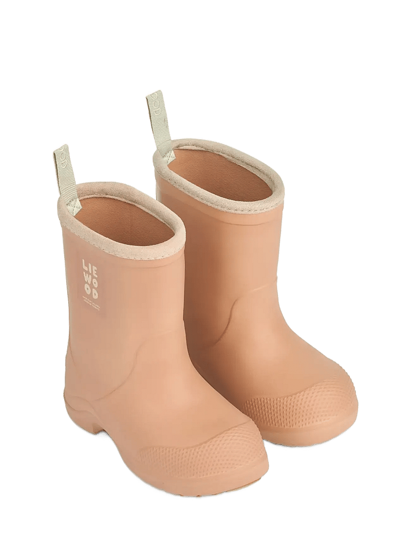 Liewood - Aston Rainboot - gummistøvler uden for - tuscany rose / pale tuscany - 0