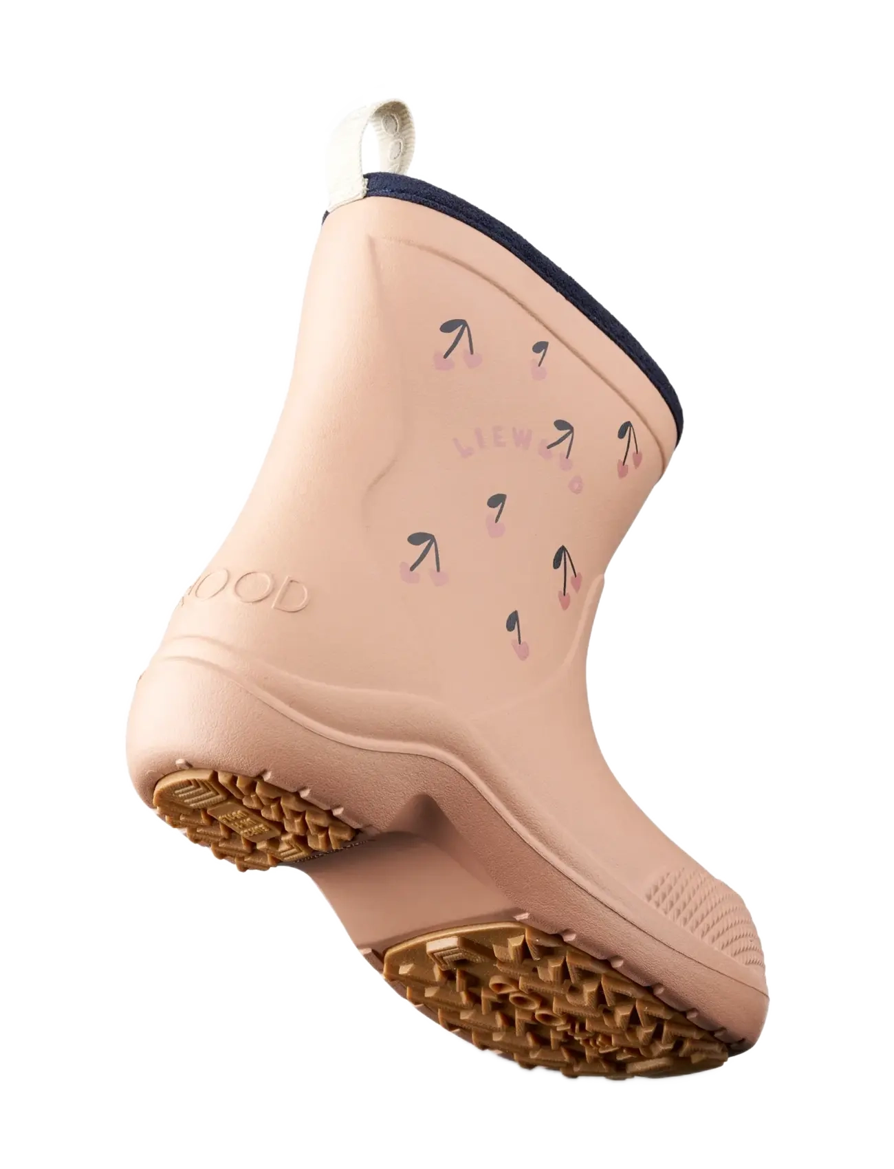 Liewood - Aston Rainboot - unlined rubberboots - cherry hearts / pale tuscany - 2
