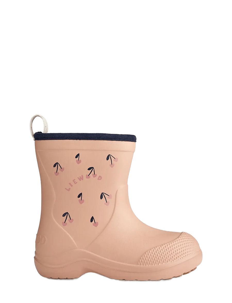 Liewood - Aston Rainboot - unlined rubberboots - cherry hearts / pale tuscany - 3