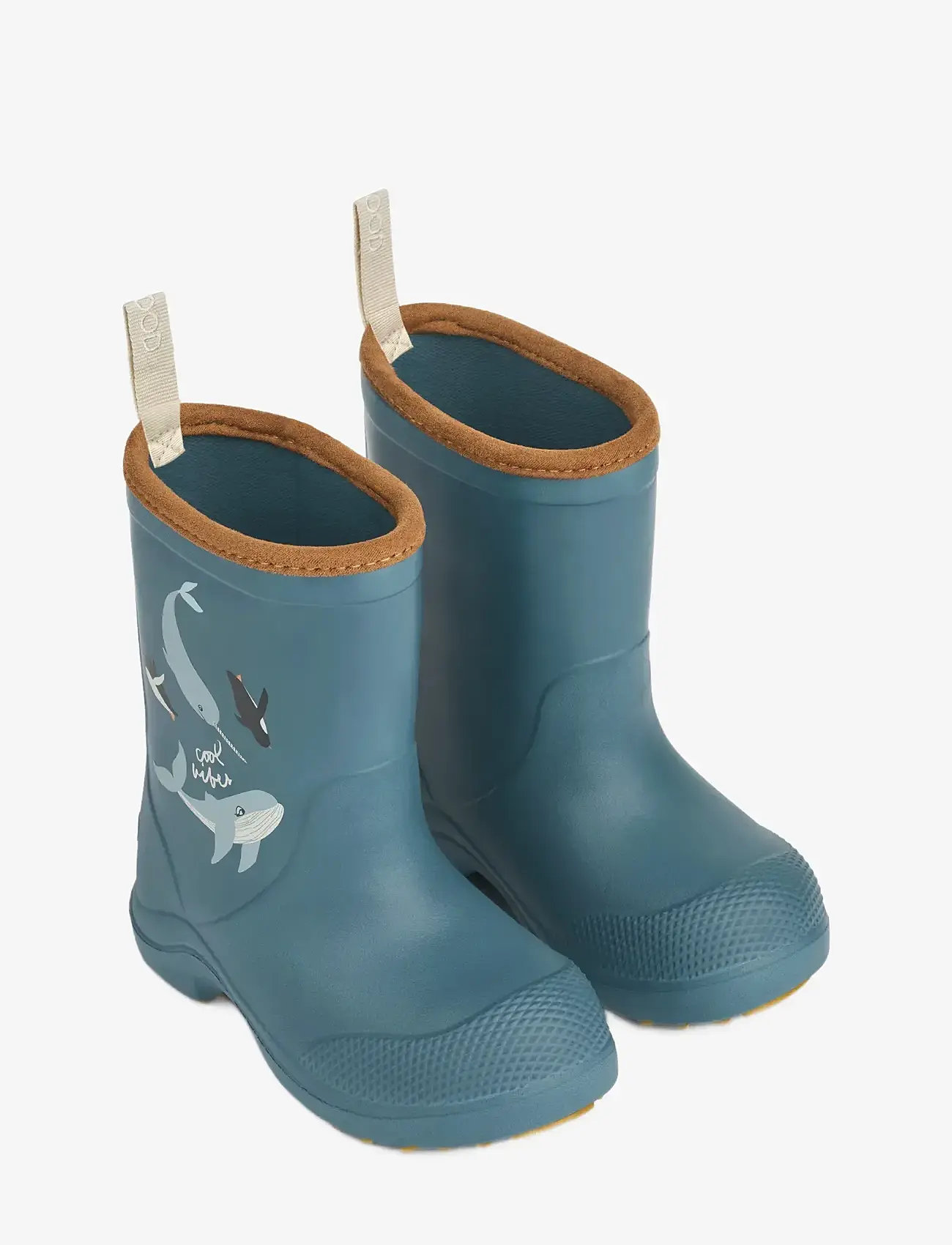 Liewood - Aston Rainboot - gummistøvler uden for - arctic / ocean view - 0