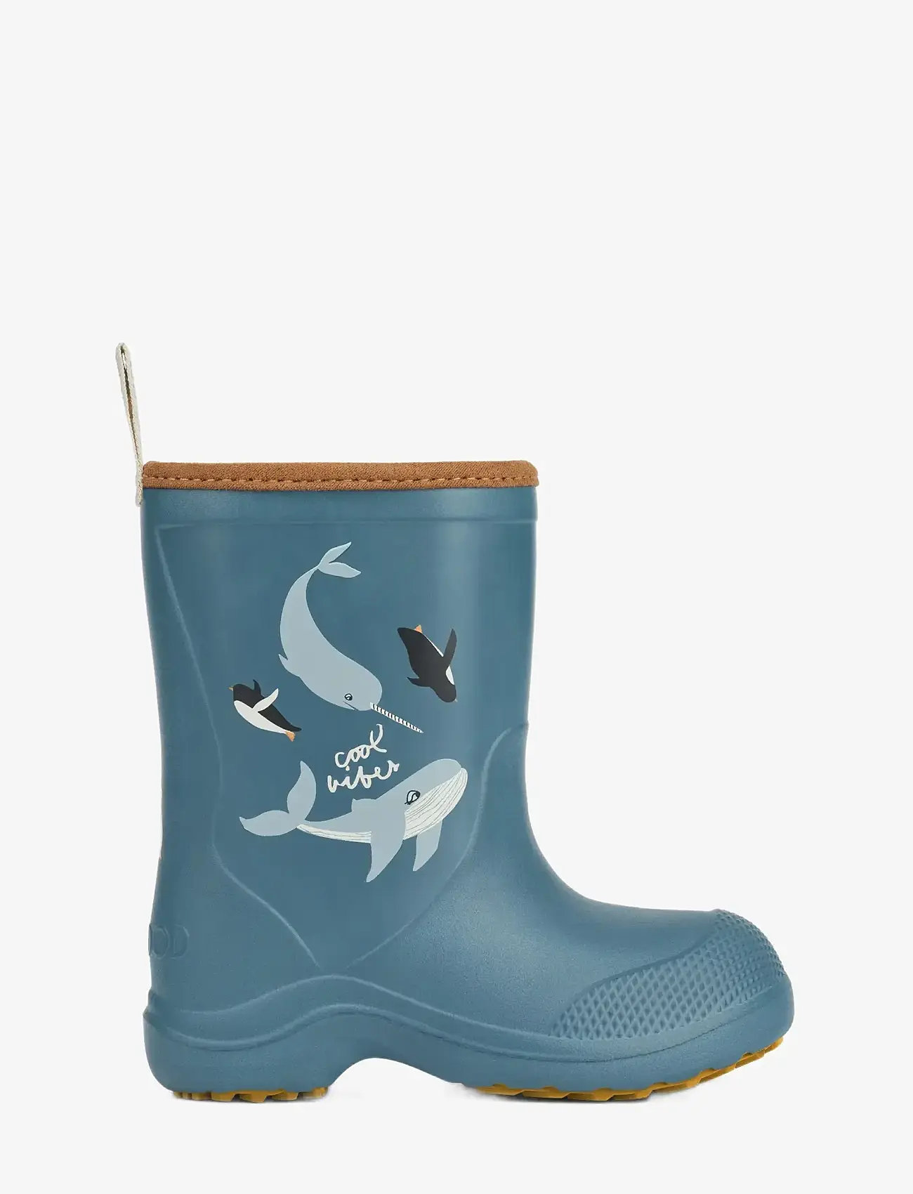 Liewood - Aston Rainboot - gummistøvler uden for - arctic / ocean view - 2