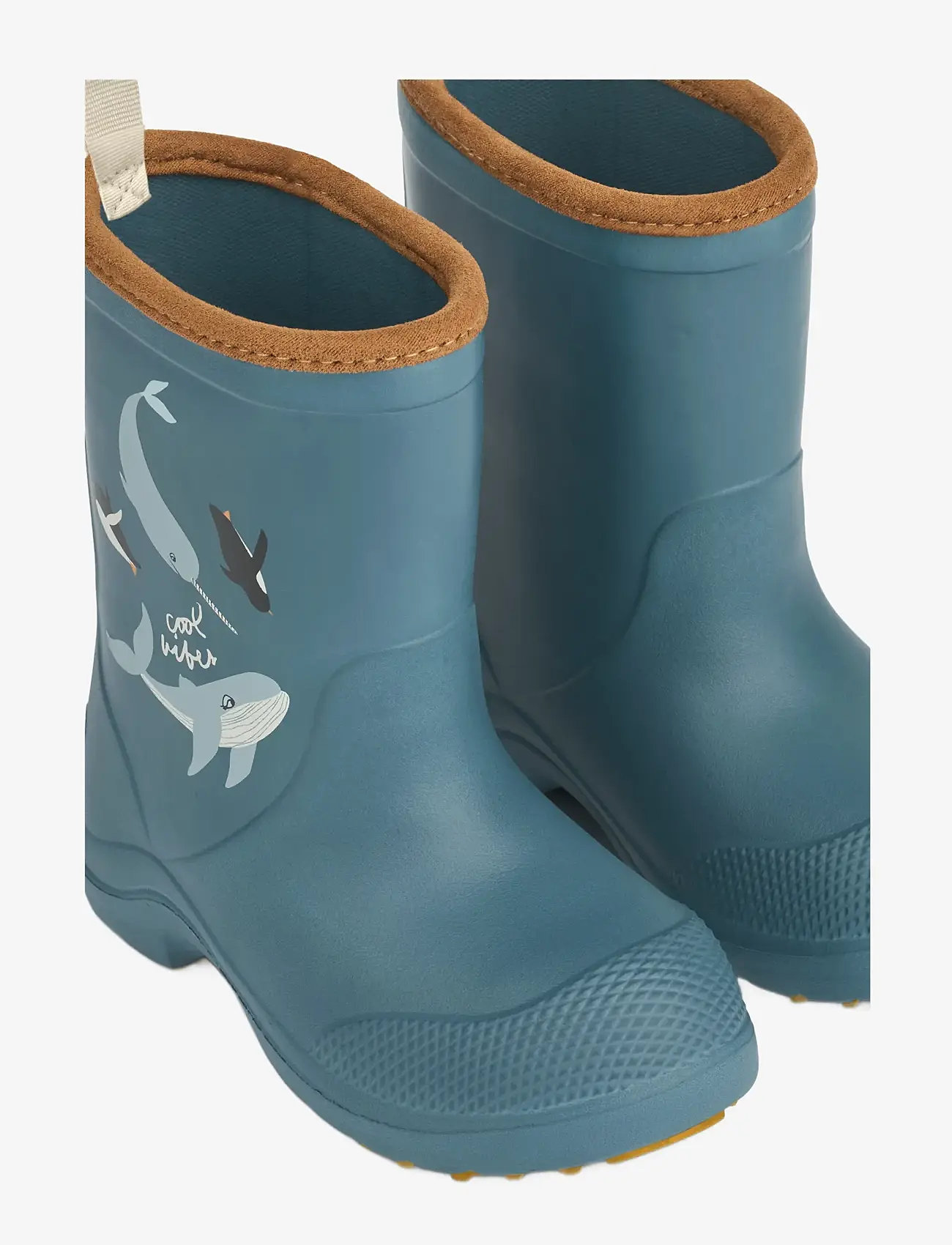Liewood - Aston Rainboot - gummistøvler uden for - arctic / ocean view - 3
