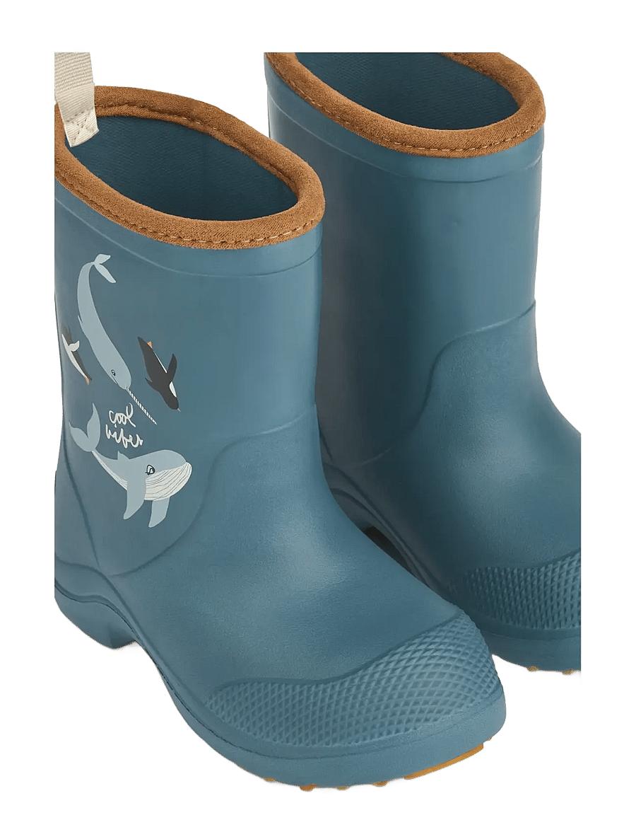 Liewood - Aston Rainboot - ungefütterte gummistiefel - arctic / ocean view - 3