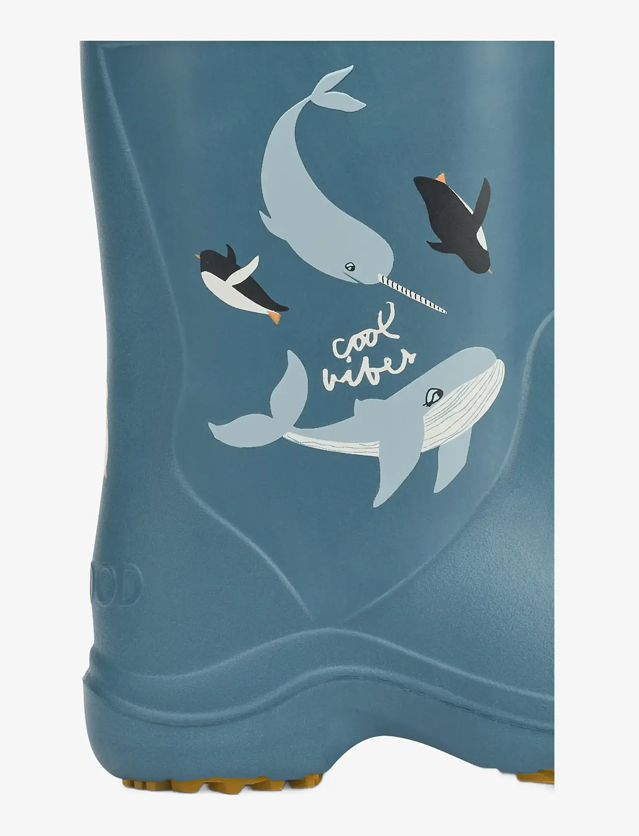 Liewood - Aston Rainboot - gummistøvler uden for - arctic / ocean view - 4