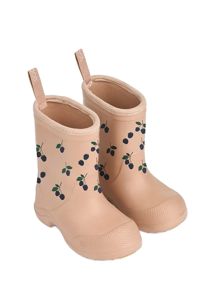 Liewood - Aston Rainboot - unlined rubberboots - berry / pale tuscany - 0